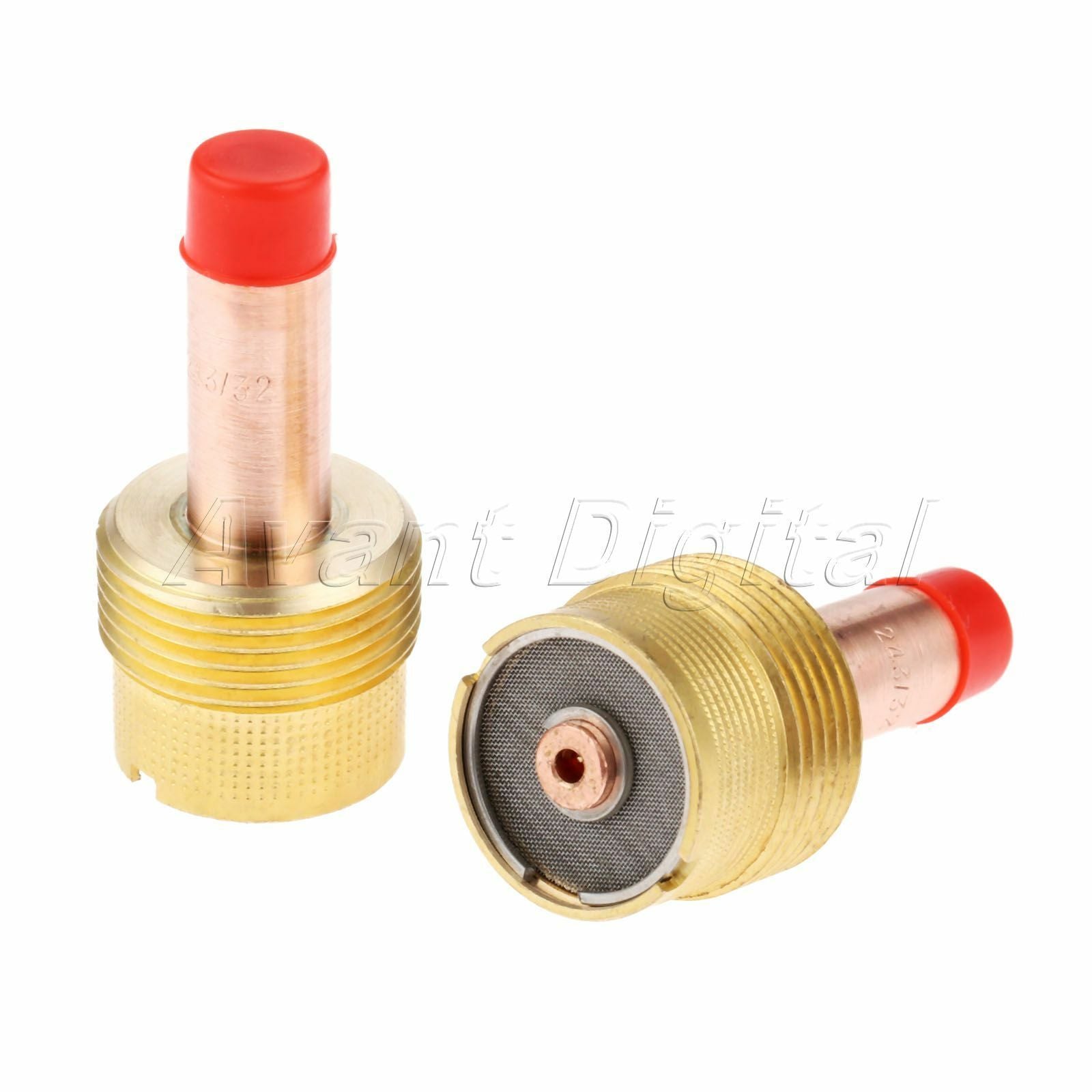 2Pc 45V64 Extra Large gas lens collet bodies 3/32" for TIG weld Torch WP17 18 26