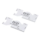 1Pc Metal Hem Measurement Hand Gauge Sewing Ruler With Graduations For PatchFCA