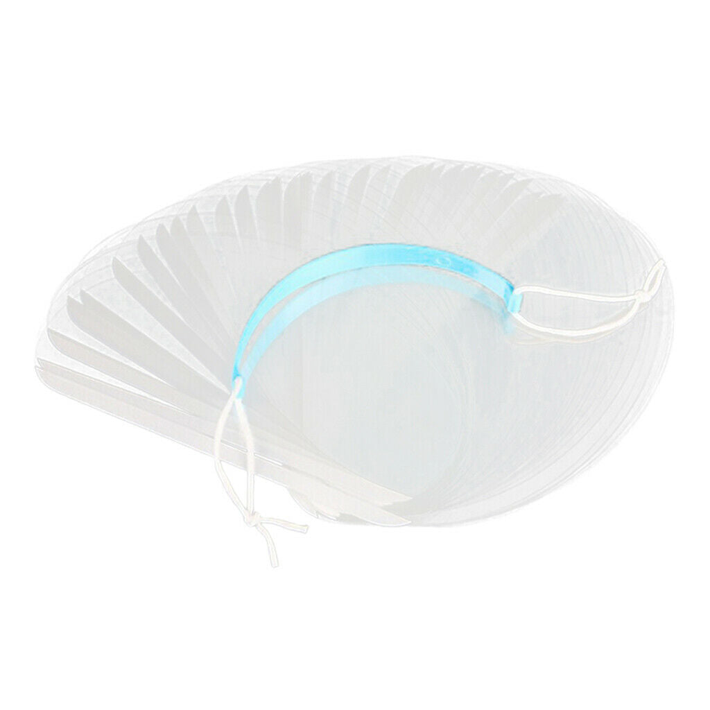 Pack of 50 Hairdressing Coloring Hairspray Masks Clear Face Eyes Shield 01