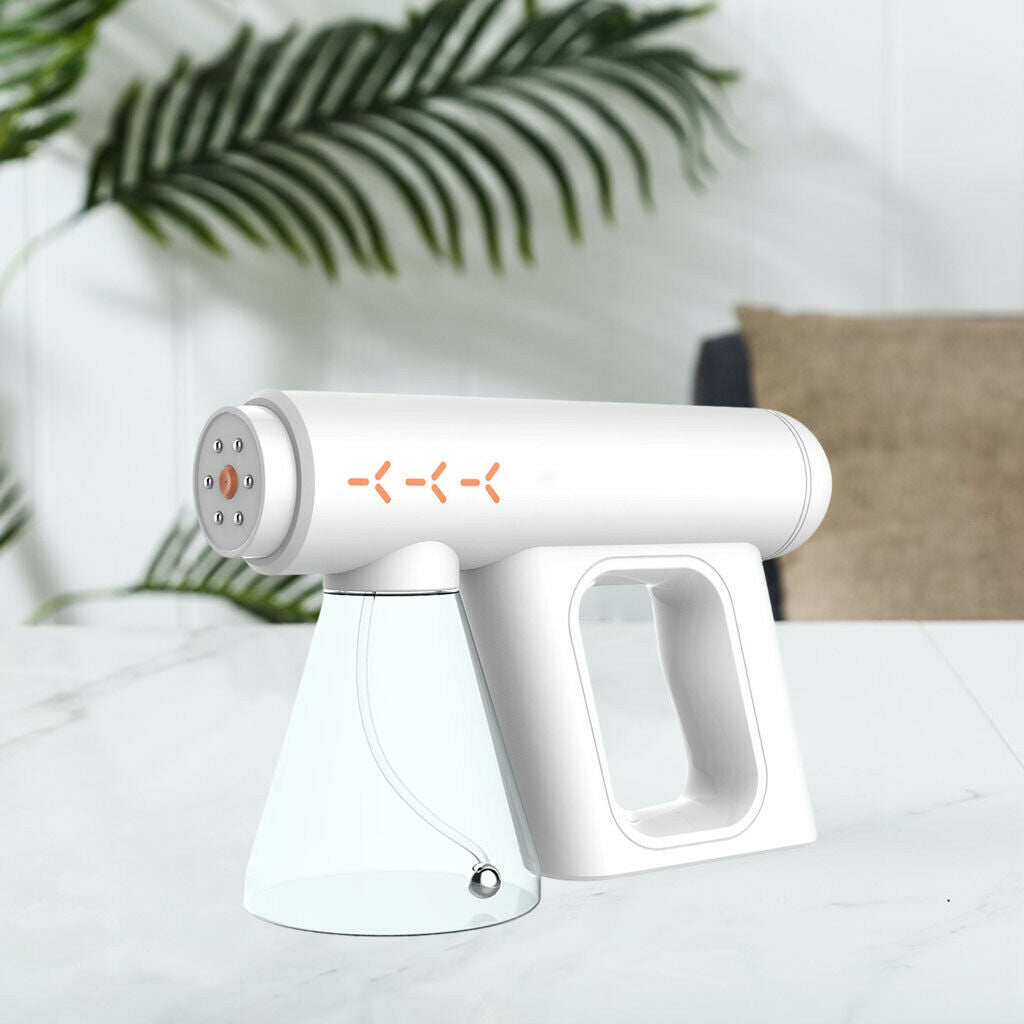 Cordless Blue Light Spray Disinfectant Electric Sprayer Gun Adjustable