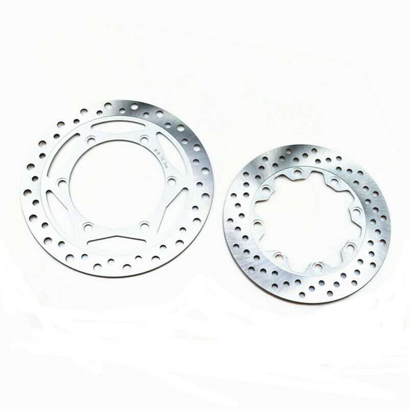 Front + Rear Brake Disc Rotor Disc for Kawasaki KL250 Super Sherpa 98 1997-2007