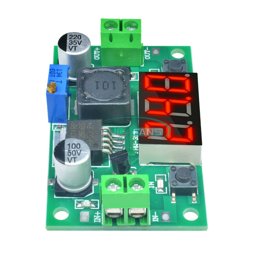 LM2596 DC Step Down Converter Module Voltage Regulator Red Display Voltmeter LED