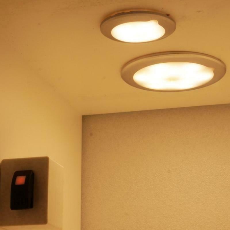 Car Night Light Auto Interior Ceiling Lights RV-Reading Lamp Wireless Magnetic