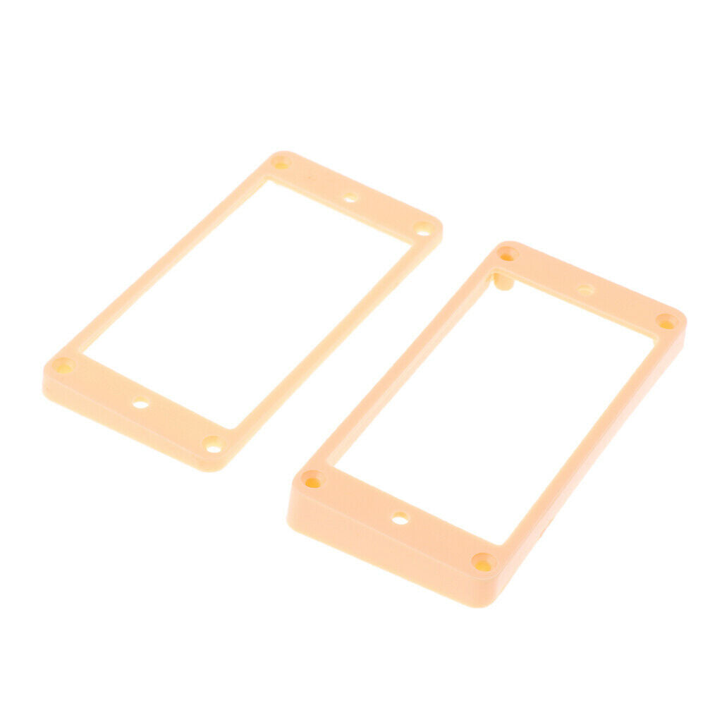 6pcs Curved Neck Bridge Humbucker Pickup Mounting Rings for LP Electric Guitar