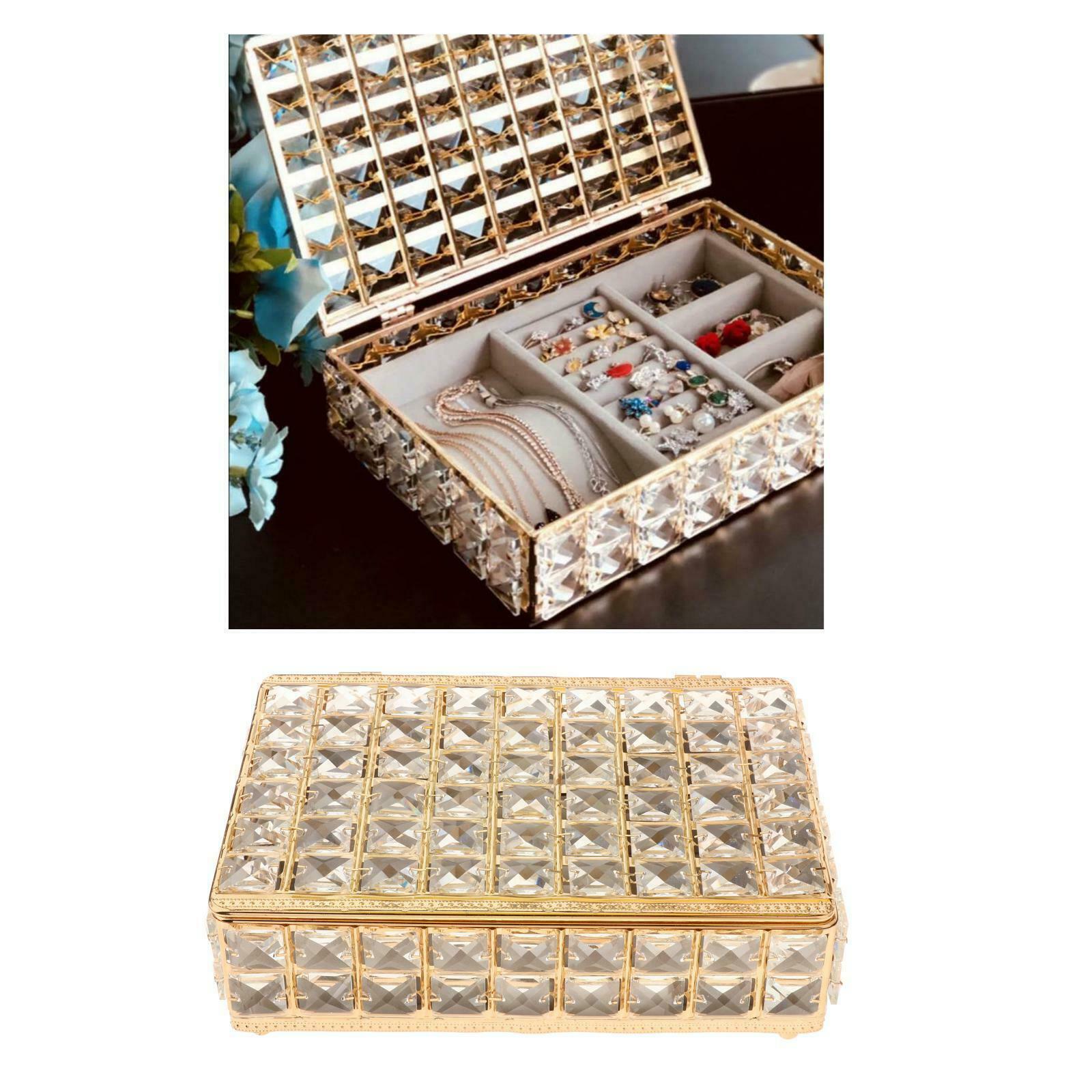 Portable Earring Ring Jewelry Display Storage Box Bracelets Organizer Case
