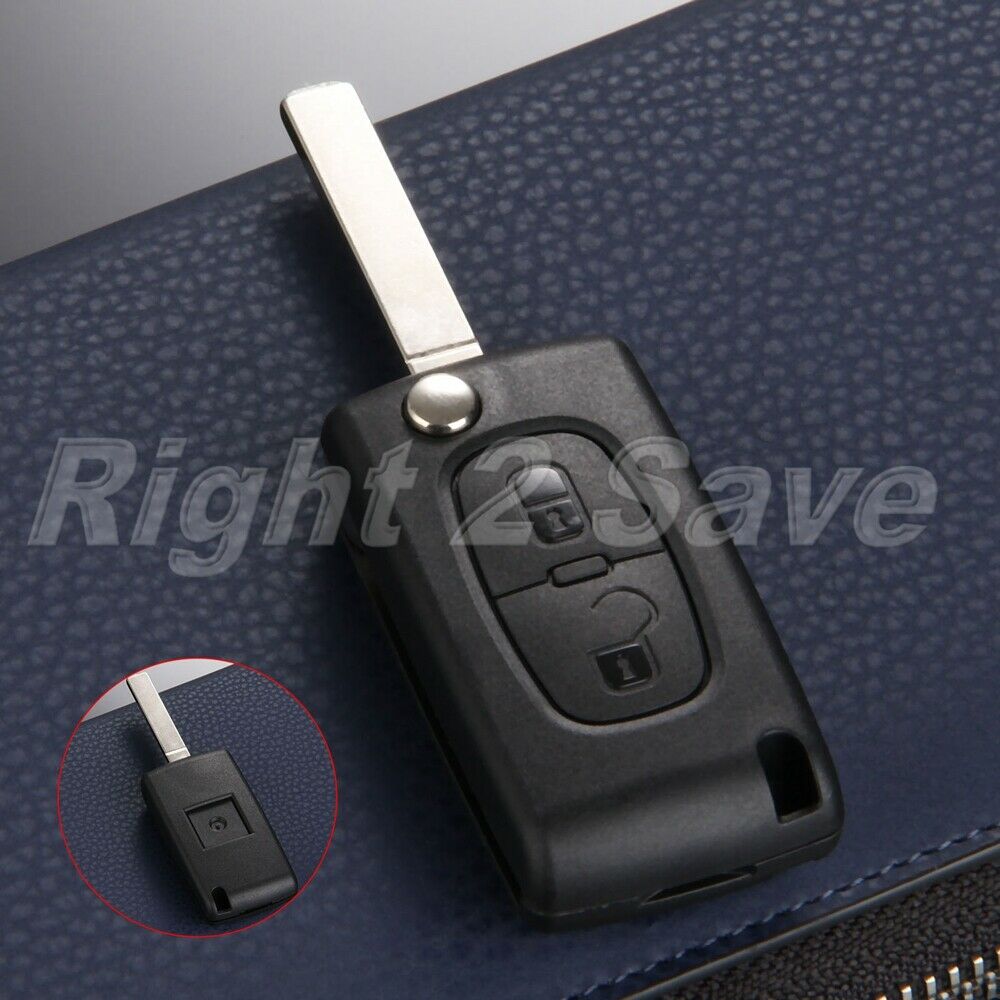 3 buttons Remote Key Case Compatible PEUGEOT 207 2006-onwards 307 2005-onwards