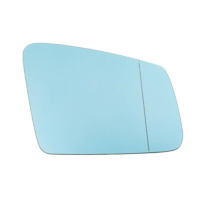 For Mercedes-Benz 350 C300 C200 S550 RH Passenger Side Mirror Glass Blue Heated