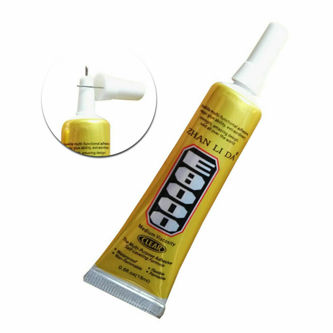 15ML E8000 Transparent AdhÃ©sif Mastic Colle Pour DIY TÃ©lÃ©phone Bordure Diamant
