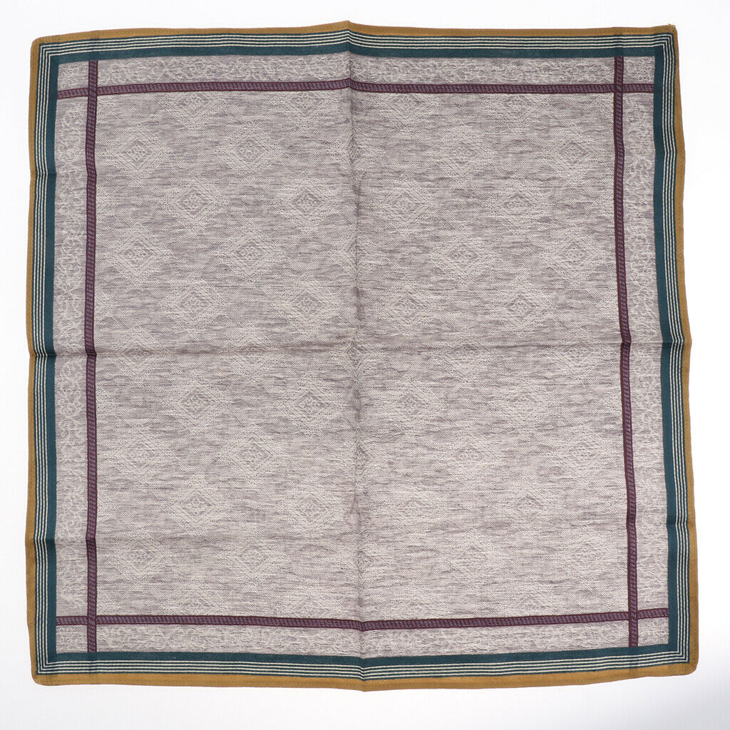 3 Pack Classic 100% Cotton Checks Wedding Party Handkerchiefs Pocket Square