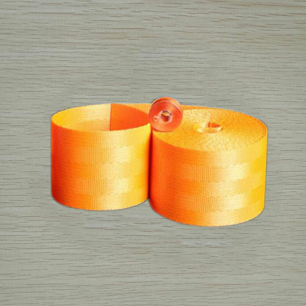 seat belts orange 3.6m webbing 3 point auto racing front safety 360cm polyester