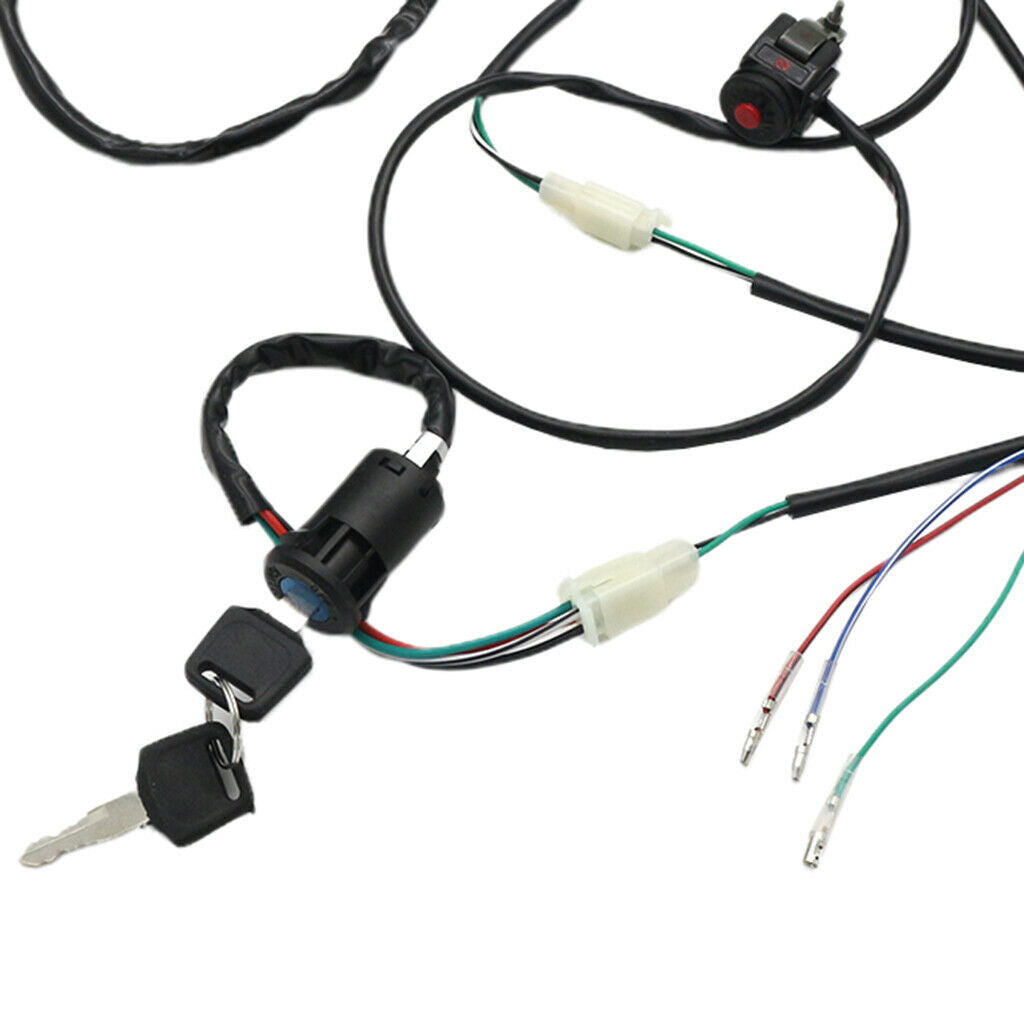 Wiring Loom Harness Kill Switch Rebuild Kit For Kick Start
