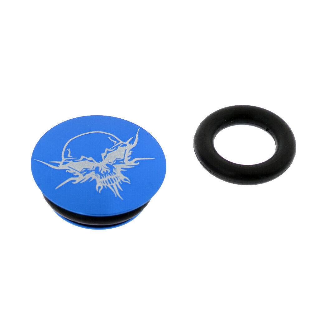 Alloy Bike Crank Cap Bicycle Cranksets Cover Fixing Bolt Dustproof  blue