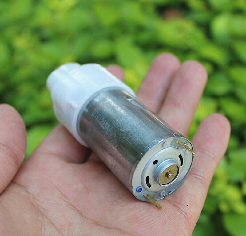 1pcs 390 DC 12V geared motor Medium speed motor Reduction ratio 1:3.4 DIY