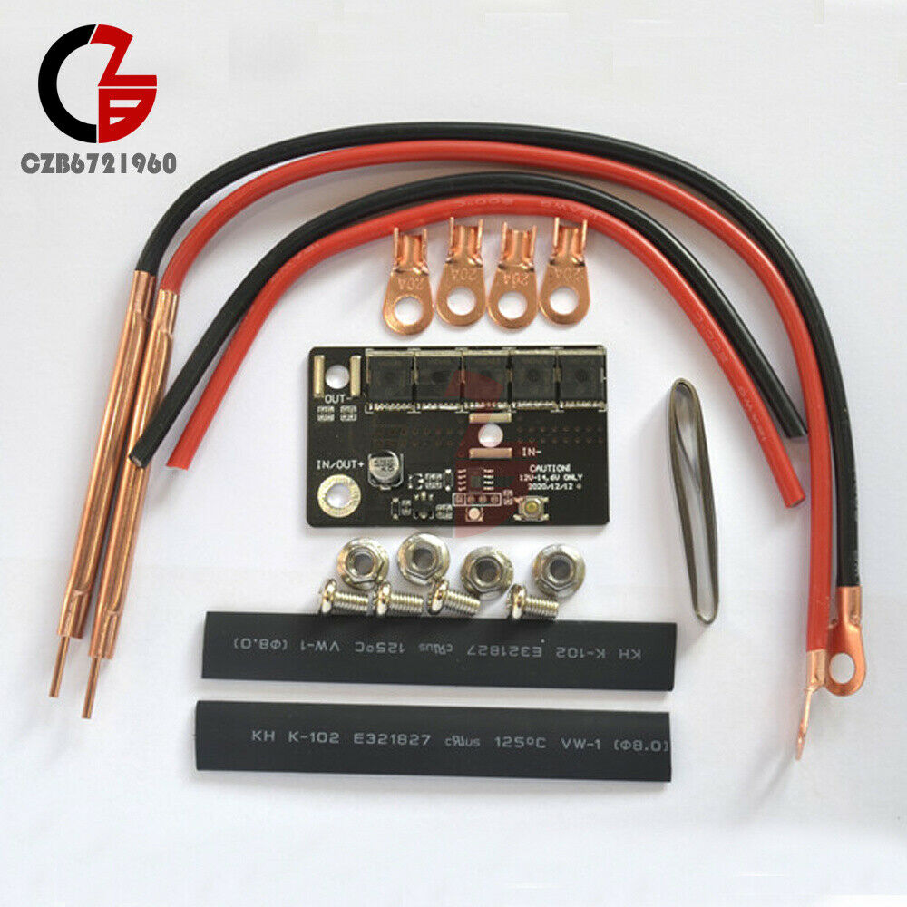 12V LCD Spot Welder Welding Machine Input Line Welding 90-150A PCB Circuit Board