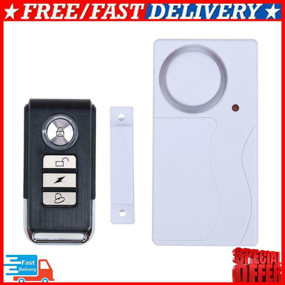 Wireless Door Window Entry Sensor Security Safety ABS Alarm with Remote Control