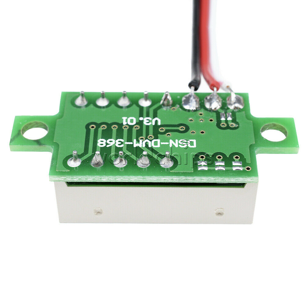 5PCS 0-30V 0.36'' inch 3 Wires 3Digit LED Panel Voltage Display Voltmeter Meter