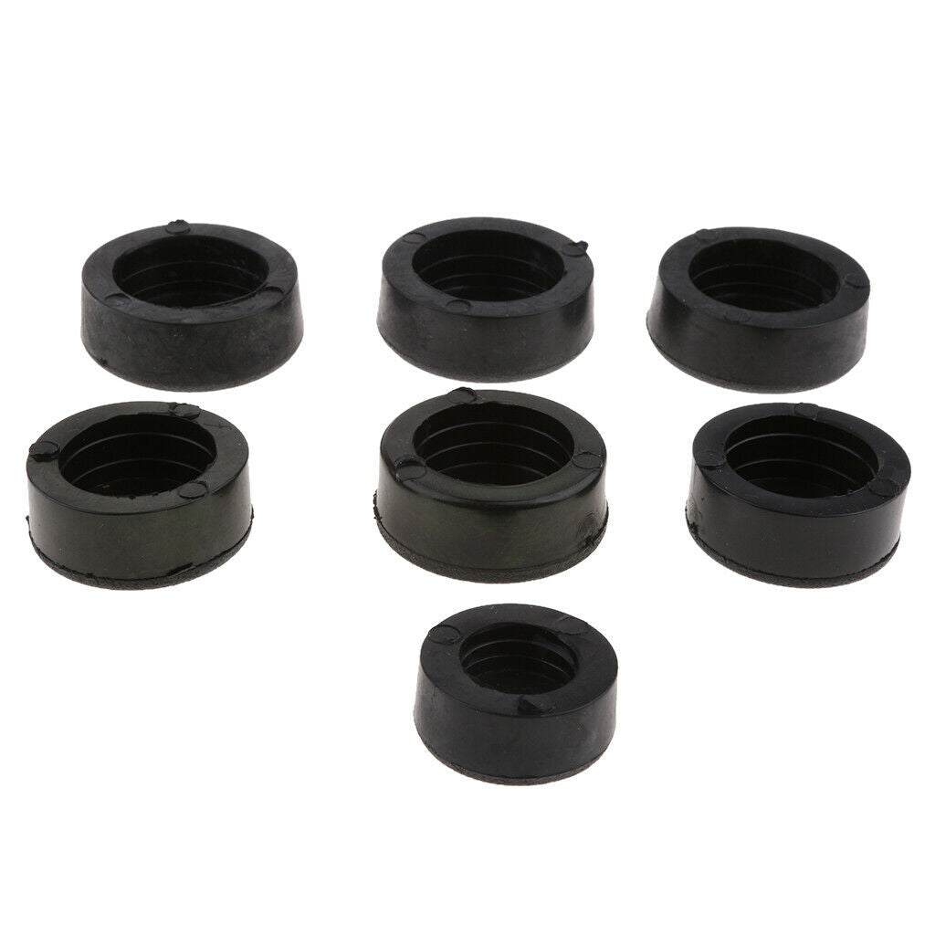 7Pcs Motorcycle Rubber Frame Plugs for Kawasaki ZZR1400 ZX14R 2006-2015