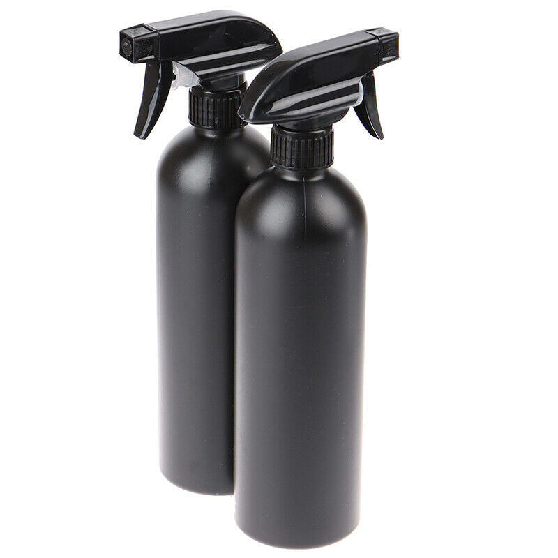 2x 500ml Plastic Black Trigger Bottle Car Cleaning Spray Multi-function B.l8