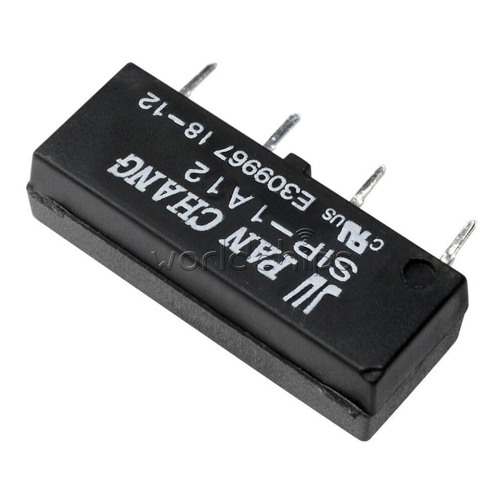 2pcs 12V Relay SIP-1A12 Reed Switch Relay 4PIN for PAN CHANG Relay