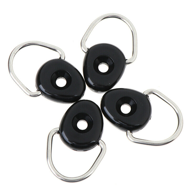 4Pcs Loop Buckle Camping Marine D Ring Accessories Tie Down Water Sports .l8