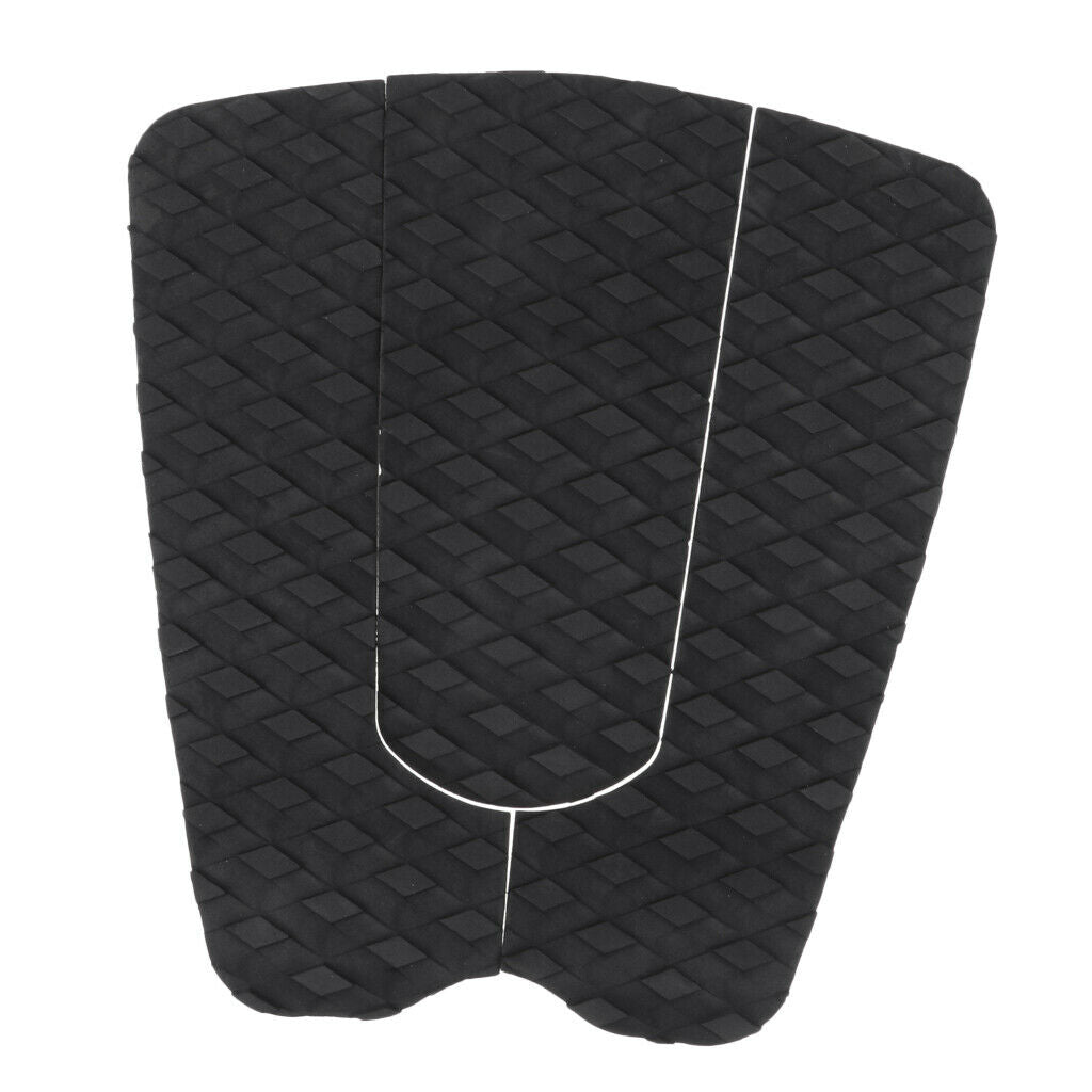 3Pcs Surfboard Traction Pad Kiteboard Tail Pad Surf Full Deck Grip Foot Pad
