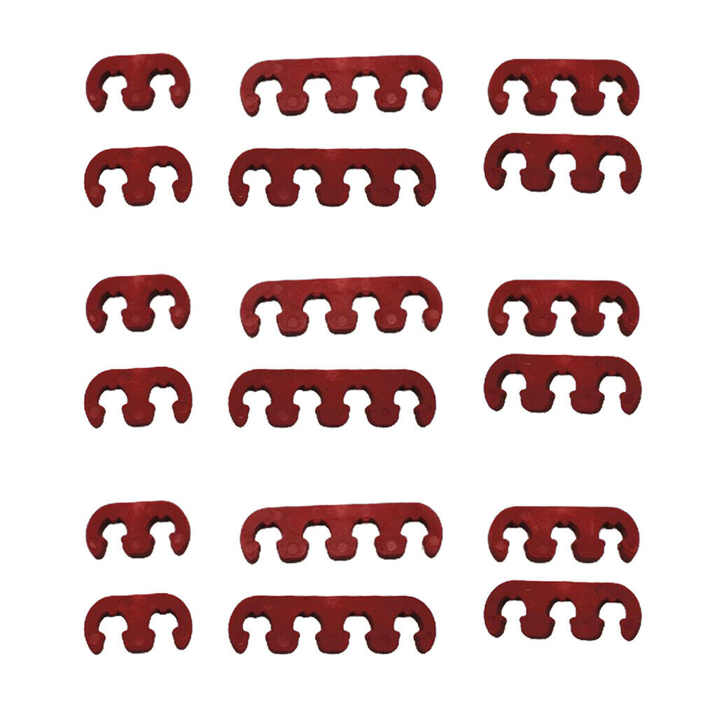 18x Plastic Spark Plug Wire Cord Separators 7mm 8mm 9mm For Chevy Ford