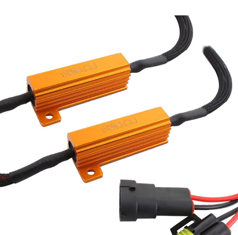 2Pcs H8 H11 LED DRL Fog Light Canbus Error Free Load Resistor Decoder Canceller