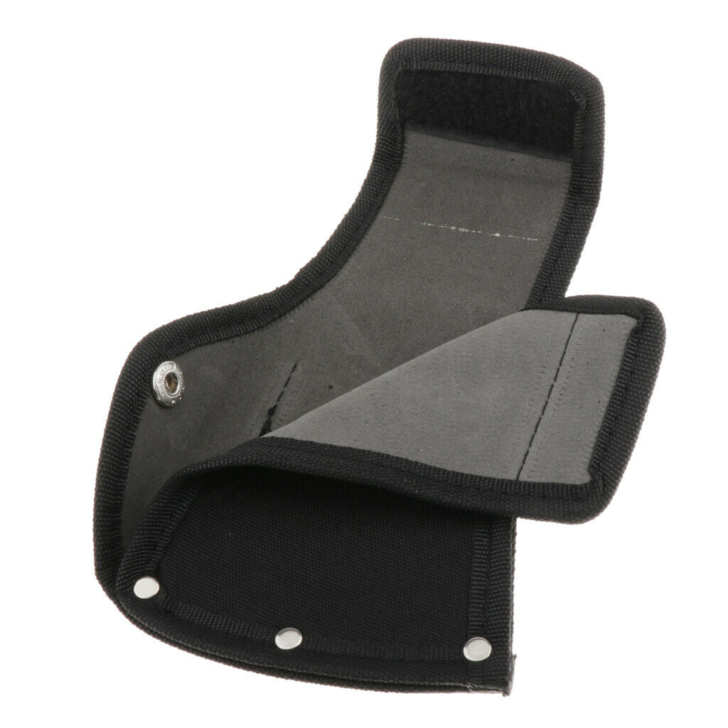 Oxford Cloth Axe Blade Hunting Cover Black for Ax Camping Outdoor 16.5x11cm