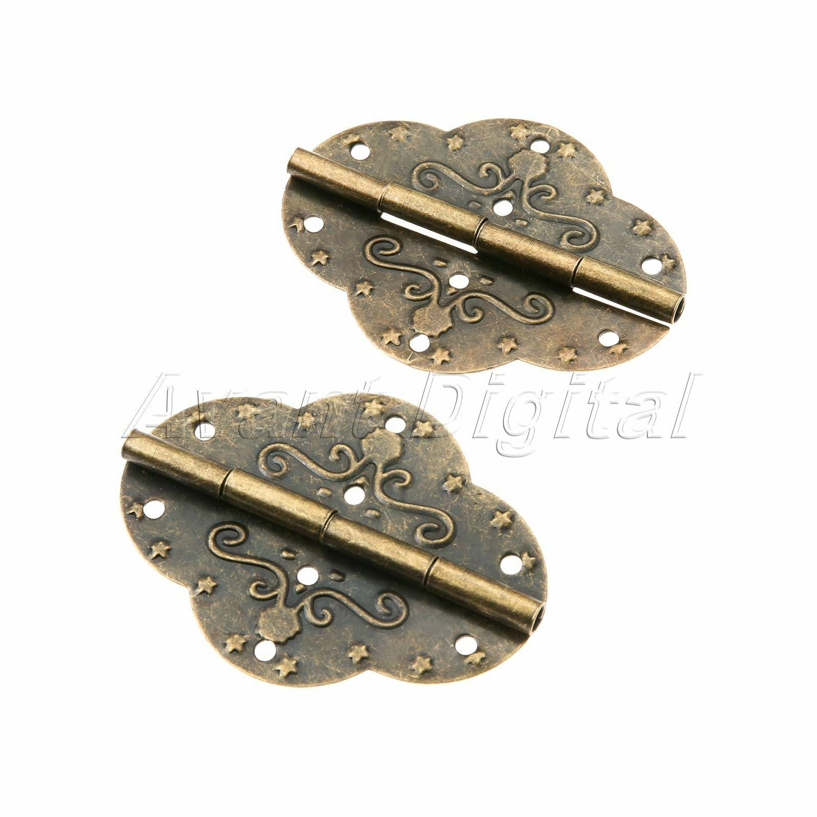 Furniture Drawer Stamp Door Hinges Jewelry Box Cupboard Cabinet Hinge Hardware