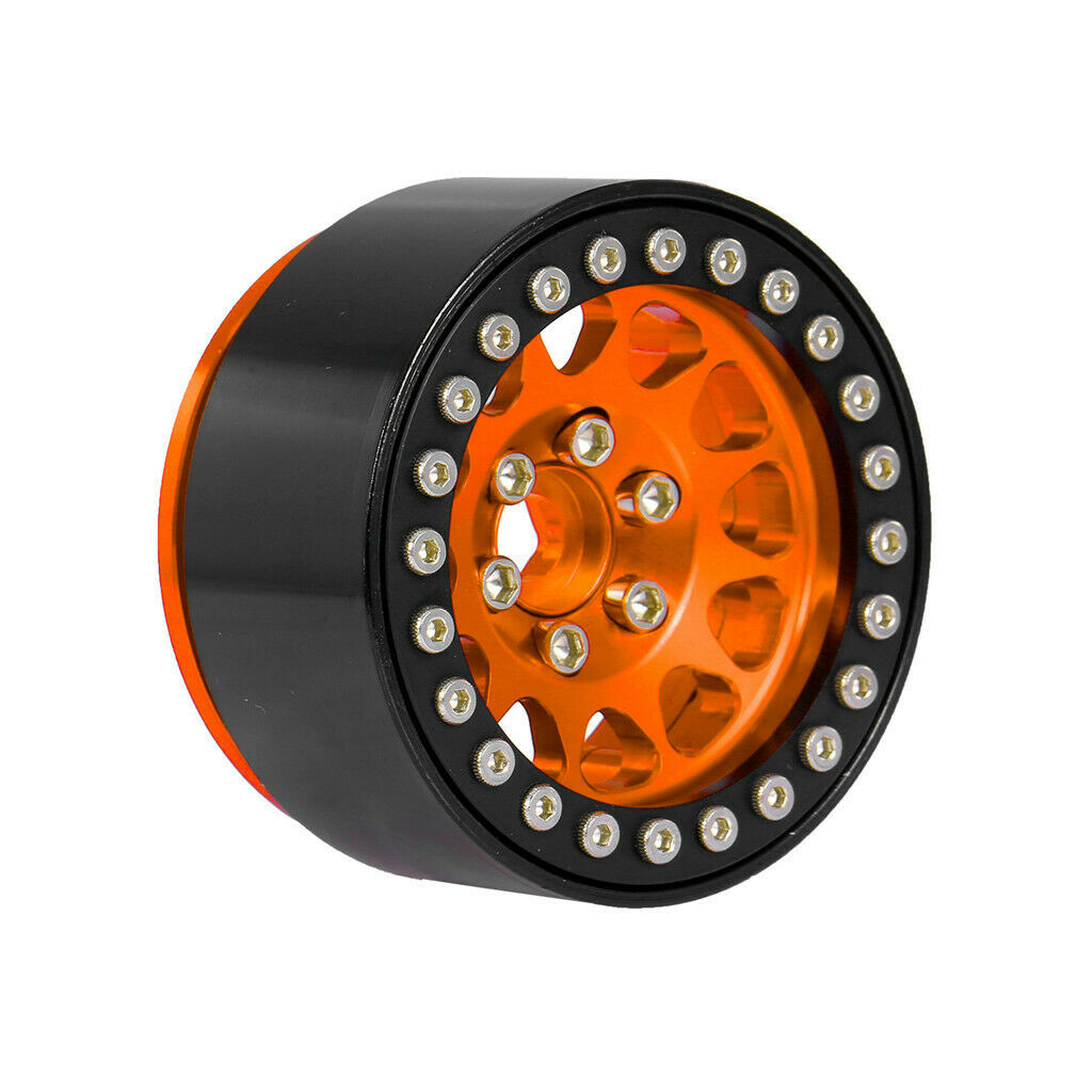 1.9" Beadlock Wheels Rims for 1/10 Axial SCX10 II 90046 D90 RC Crawler Car
