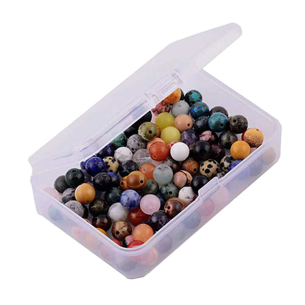 100Pieces Round Spacer Beads for Jewelry Making Loose Beads Charms Findings