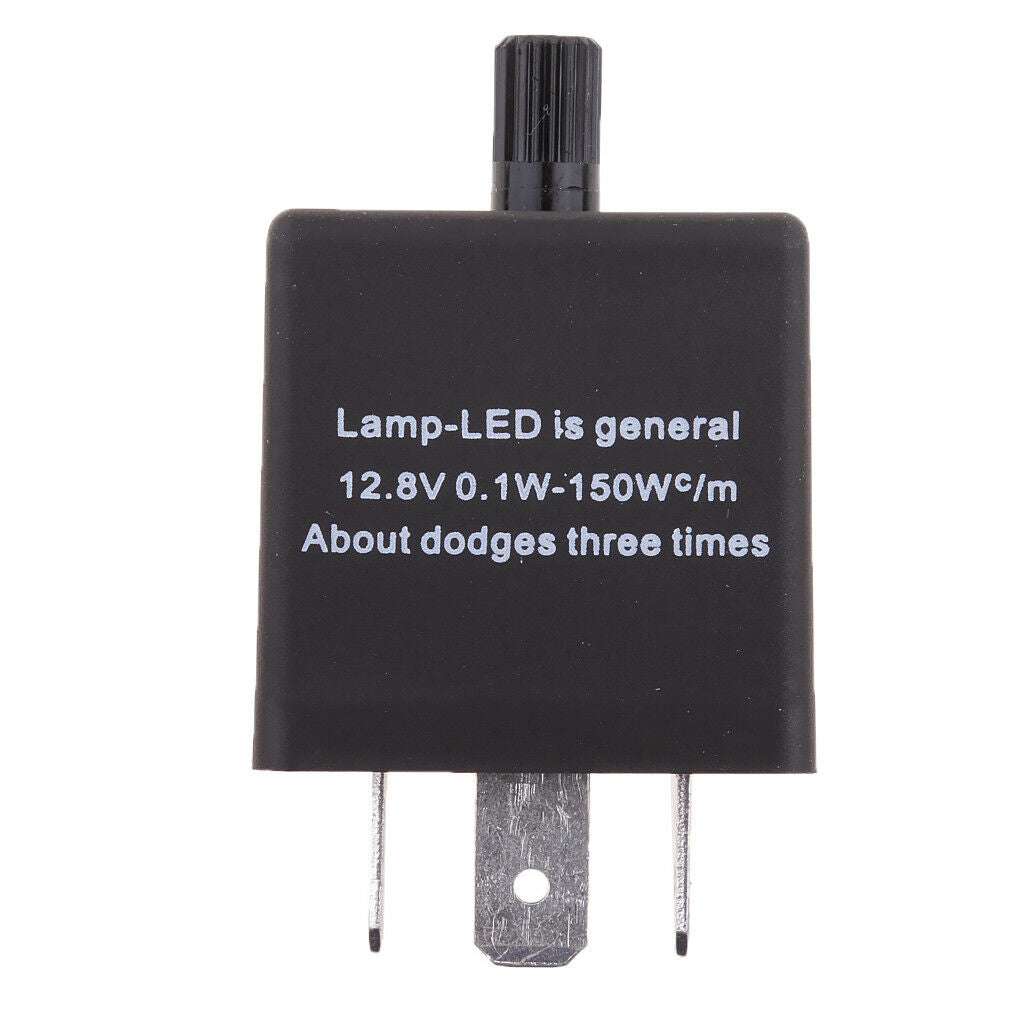 3-Pin CF13 12V LED Flasher Relay Fix Turn Signal Light Flash Issue