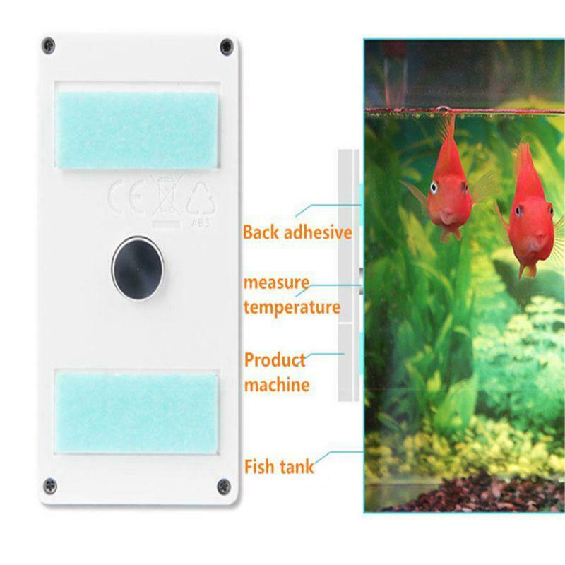 Mini Aquarium Thermometer LCD Digital Display Fish Tank Water Temperature Meter