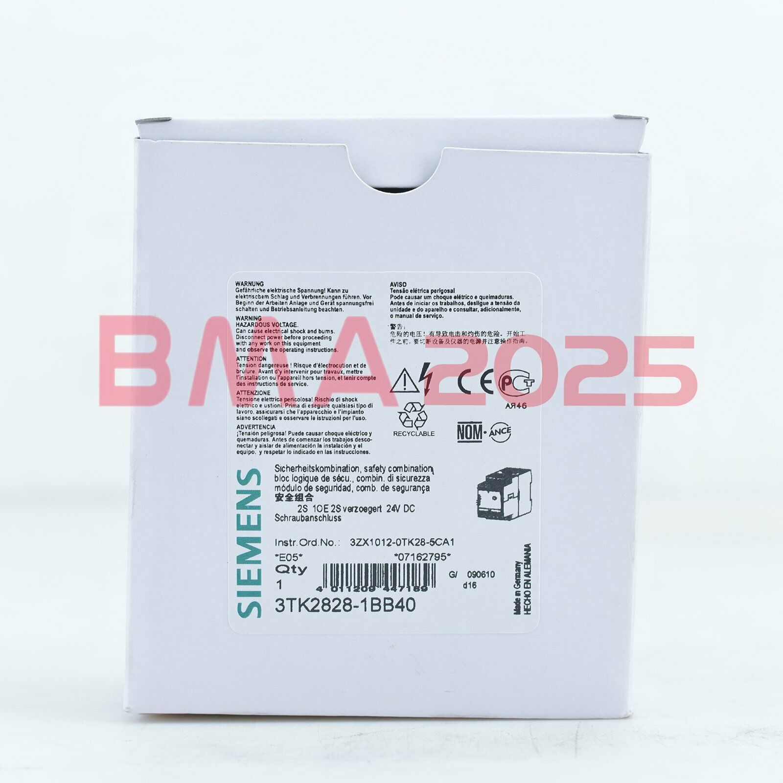 1PC New 3TK2828-1BB40 3TK28281BB40 1year warranty DHL free Ship SM9T