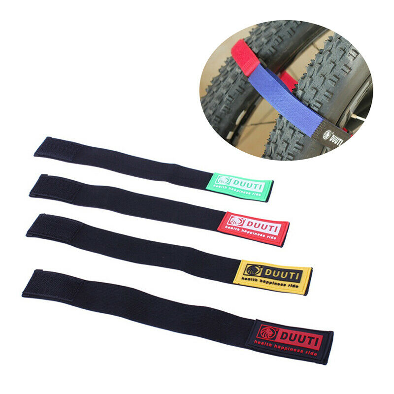 5pcs Cycling Riding Adjustable Nylon Bicycle Handlebar Seatpost Tie Str CgBUAU