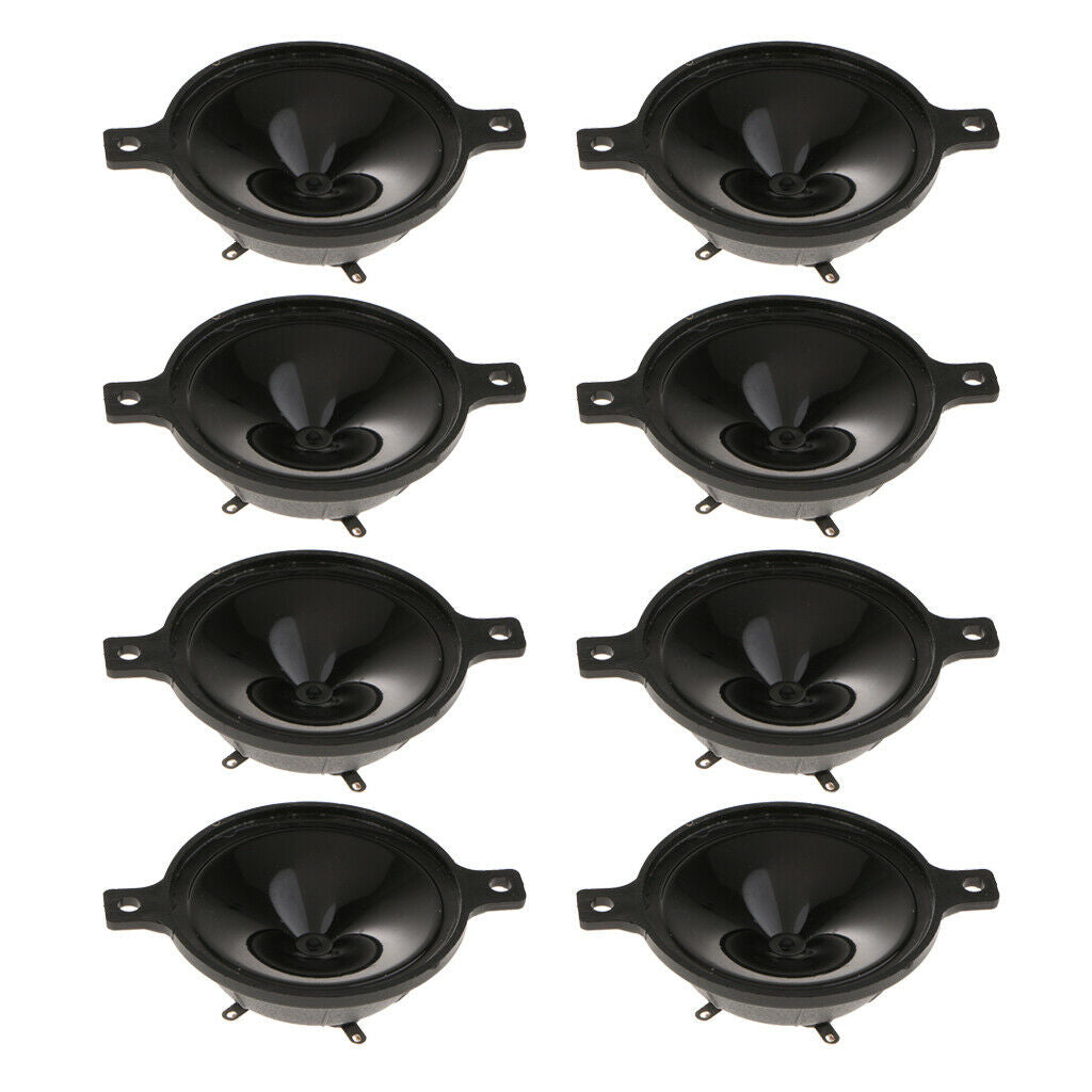 8Pcs Waterproof Audio Tweeters Piezoelectric Tweeter Audio Speaker Buzzer