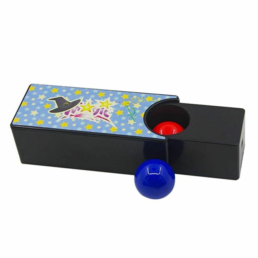 Tricks Close Up Magia Illusion Into Box Turning The Red Ball The Blue Ball