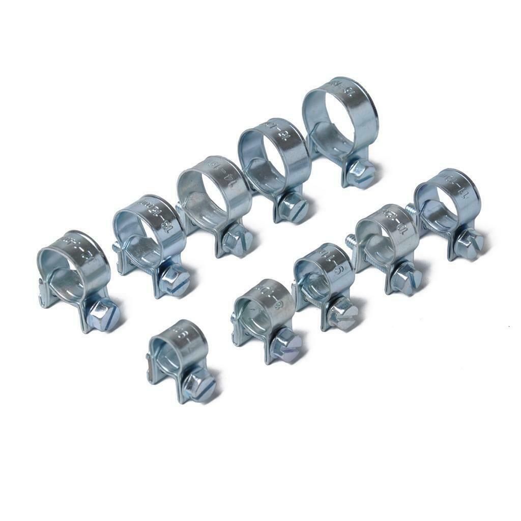 84 Pieces / Set Stainless Steel Hose Tube Hose Clamps Wire Assorted Kit