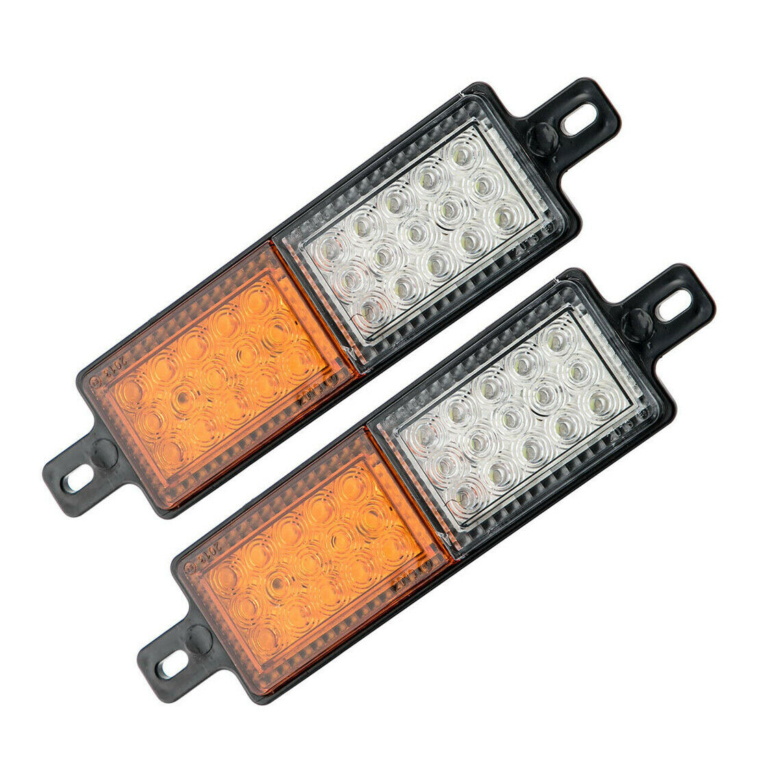 Set 30LED Bullbar Front Indicator Side Maker Light Park Signal Lamp Universal