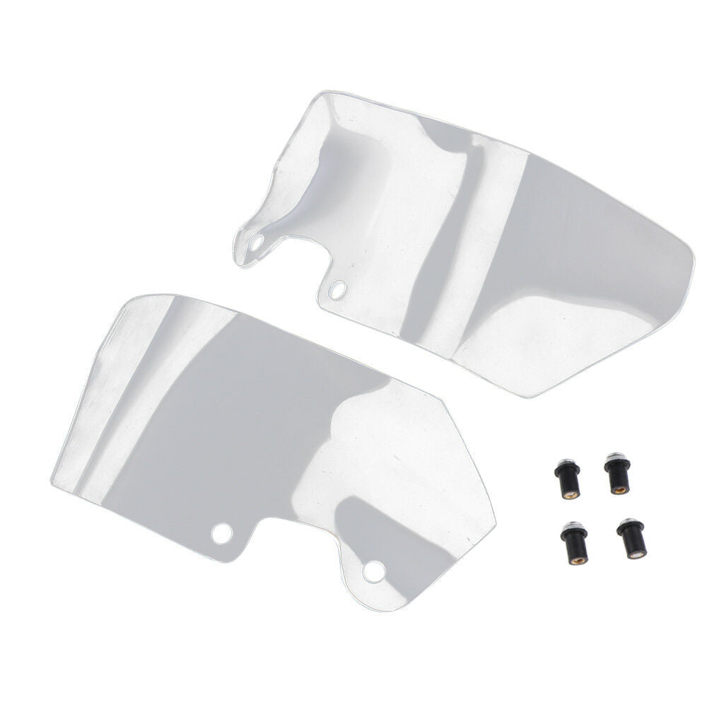1 Pair Motorcycle Windshield Air Wind Deflectors for BMW R1200GS Clear