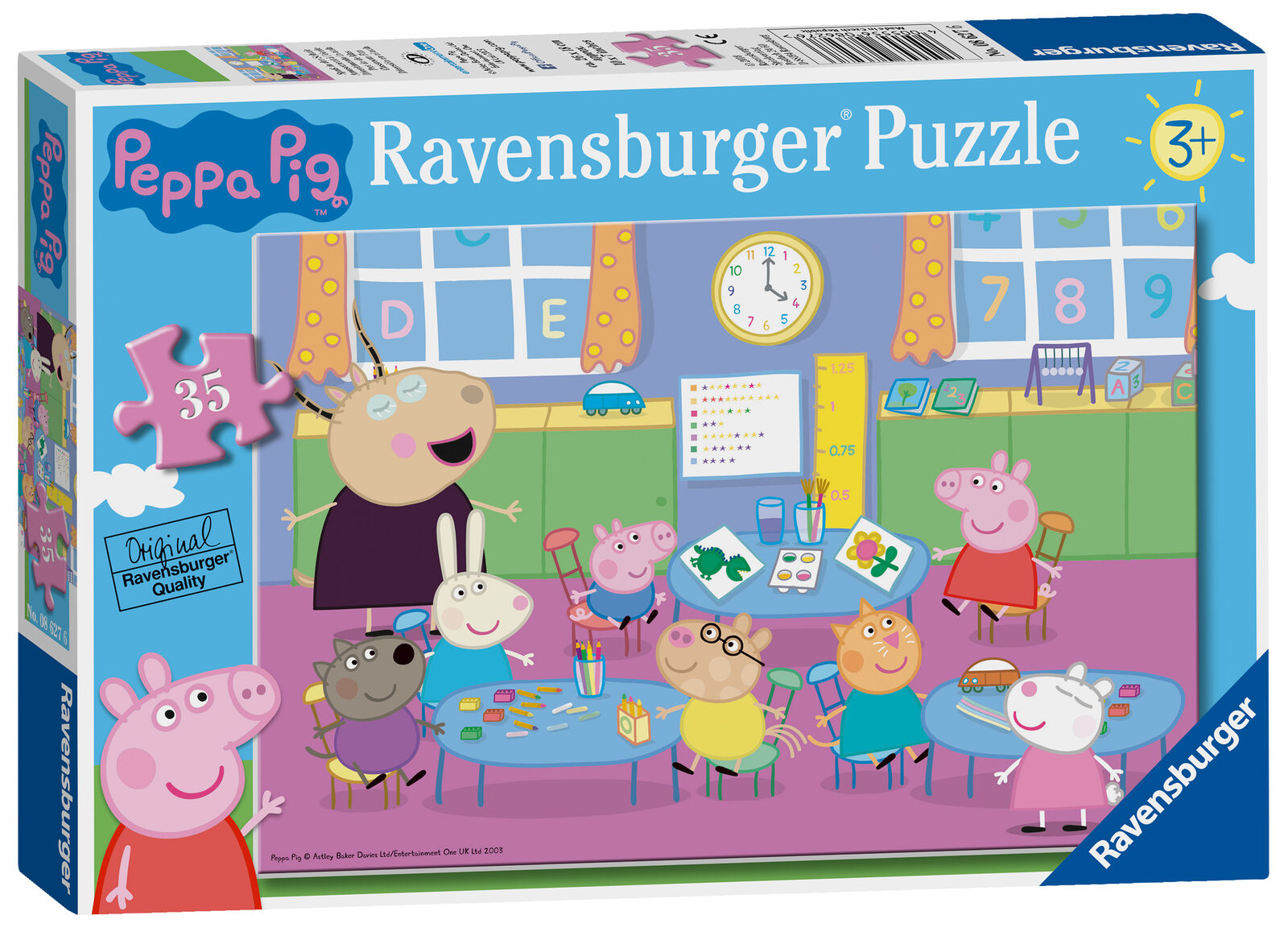 08627 Ravensburger Peppa Pig Jigsaw Puzzle - Classroom Fun 35pc Childrens Age 3+