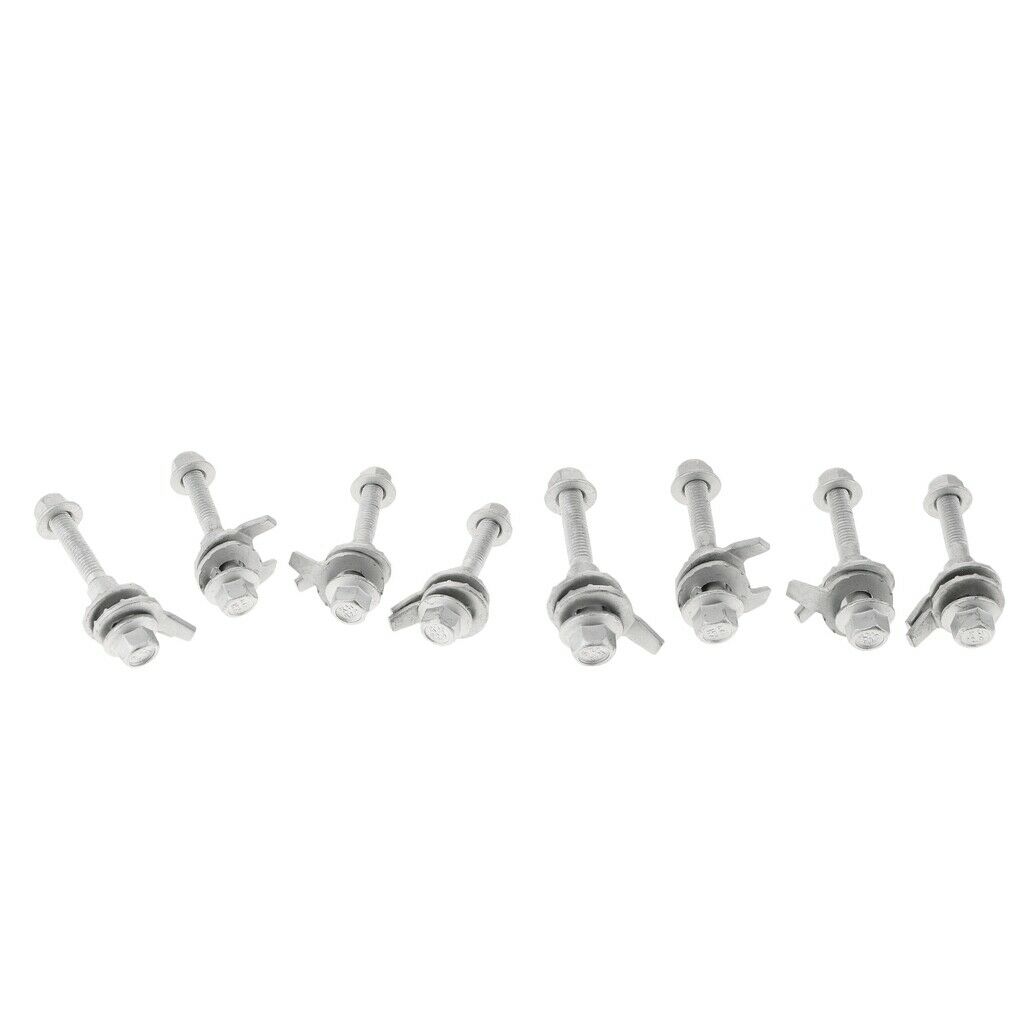 8 Pieces Car Four Wheel Alignment Bolt Fitting Screws 12.9 Eccentric 13mm