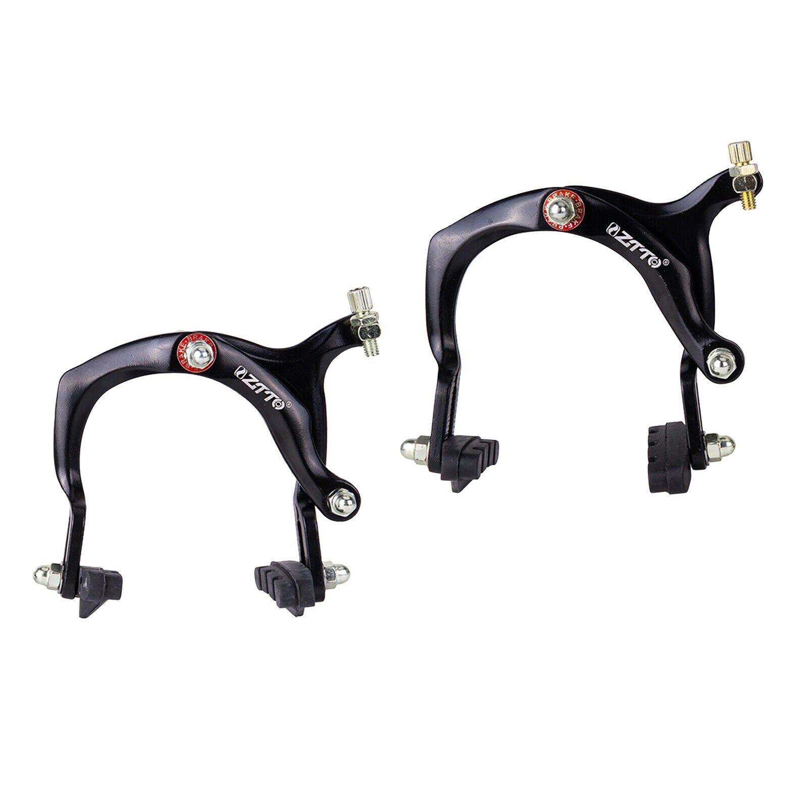 2x Bicycle Side Pull Brake Caliper Mountain Clamp Front and Rear Black