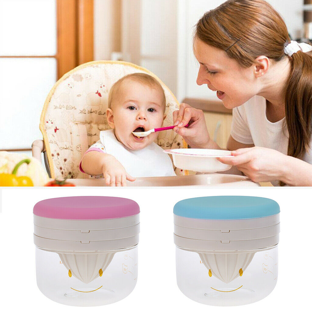 DIY Homemade Baby Food Mill Grinding Bowl Grinder Processor Pink