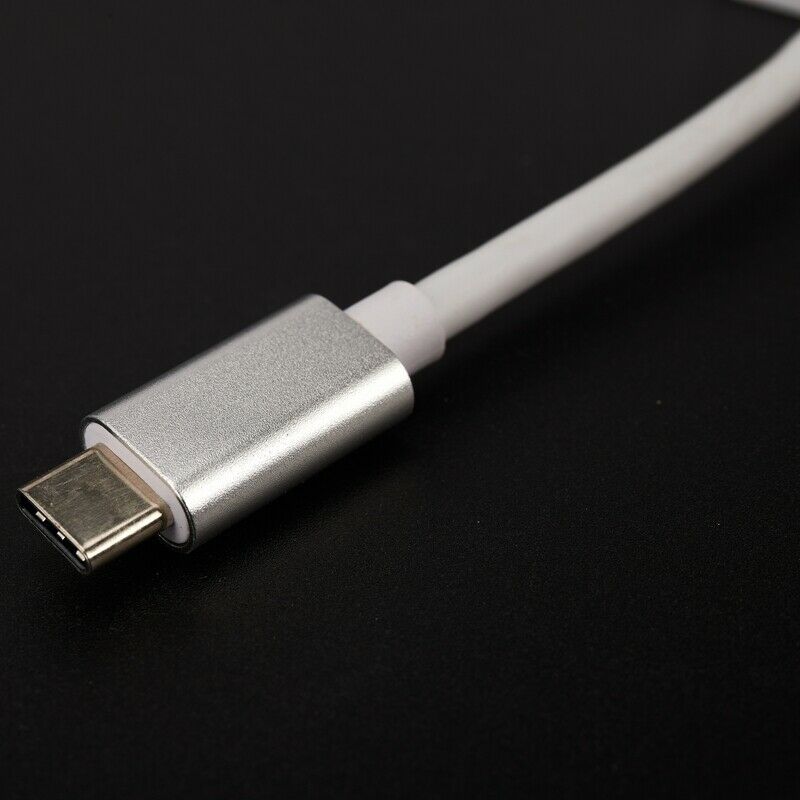 Usb C 3.1 Type C To Vga Monitor Projector Video Cable Converter Adapter  SilveX1