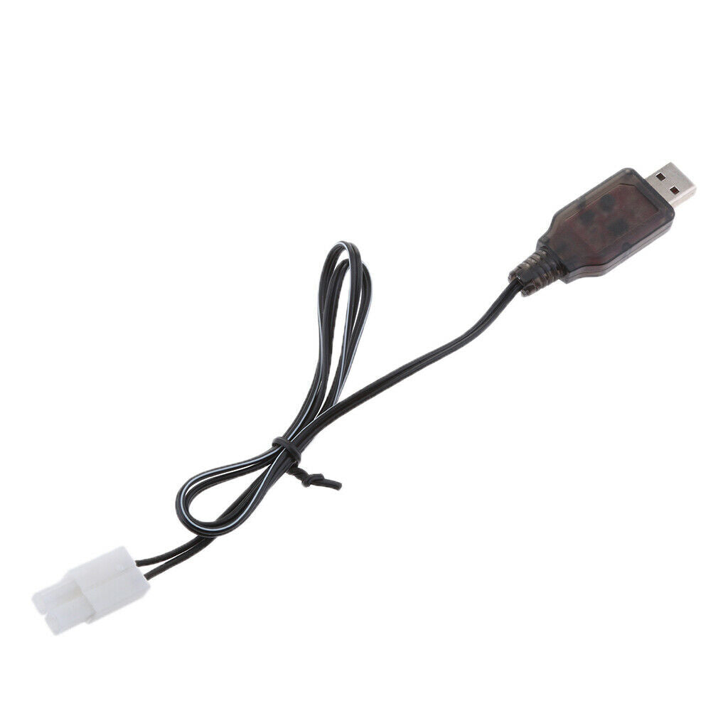 6V USB to L6.2 2P NI MH NI Cd Battery Charger Cable for RC Toys Drone
