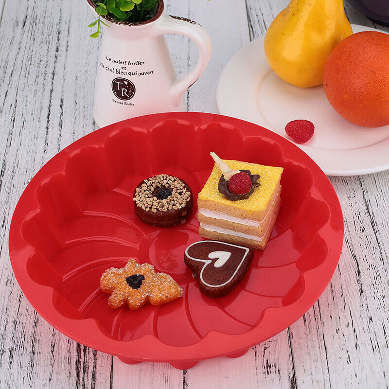 Silicone Cake Mold Single Flower DIY Baking Cake Pan Sun Flower Jelly M xJSJCA
