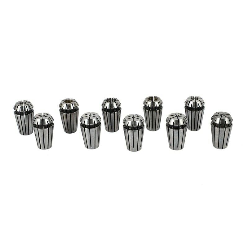 10Pcs/Set Ultra Precision ER16 1-10MM Sp Collet Set For CNC Milling Lathe ToolY5