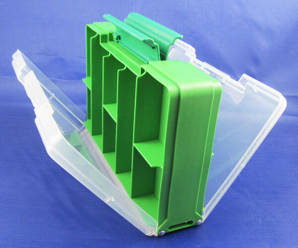 1pc Portable Organizer Dual Open Lid Box for Electronic Tools Craft Small Part