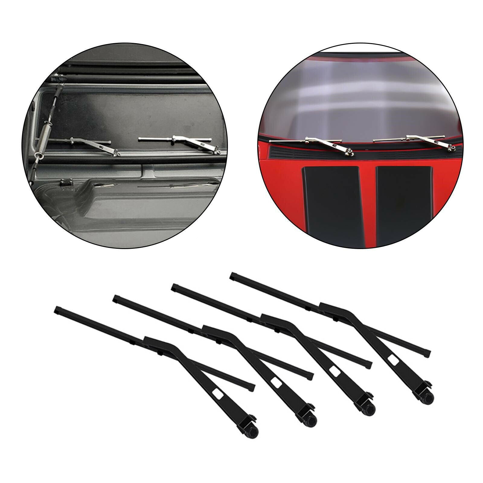 2-Pair RC Upgrade Windscreen Wiper for 90046 SCX10III 1:10 RC Crawler Body